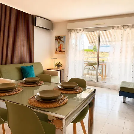 La Terrasse Bleue-parking Couvert-2 Min Plage-juan Les Pins Antibes